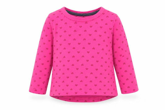 Front view of George Baby Pink Geometric Basic T-Shirt, size 12-18, Months