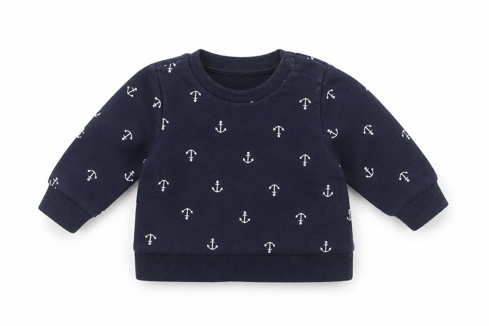 H&M Baby Blue Spotted  Pullover Jumper Size 0-3 Months  - Up to 1 month