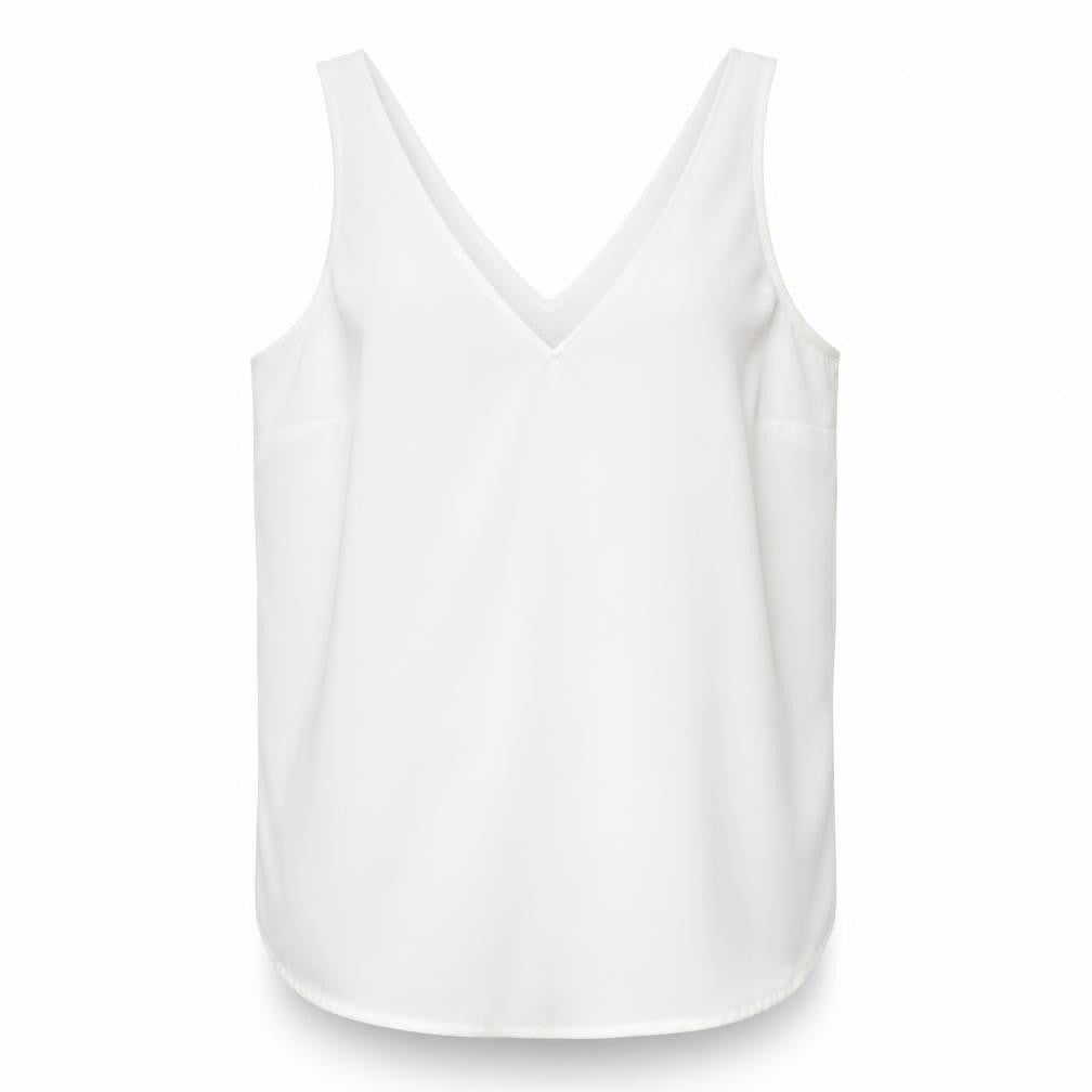 Oasis Womens White   Basic Tank Size 8