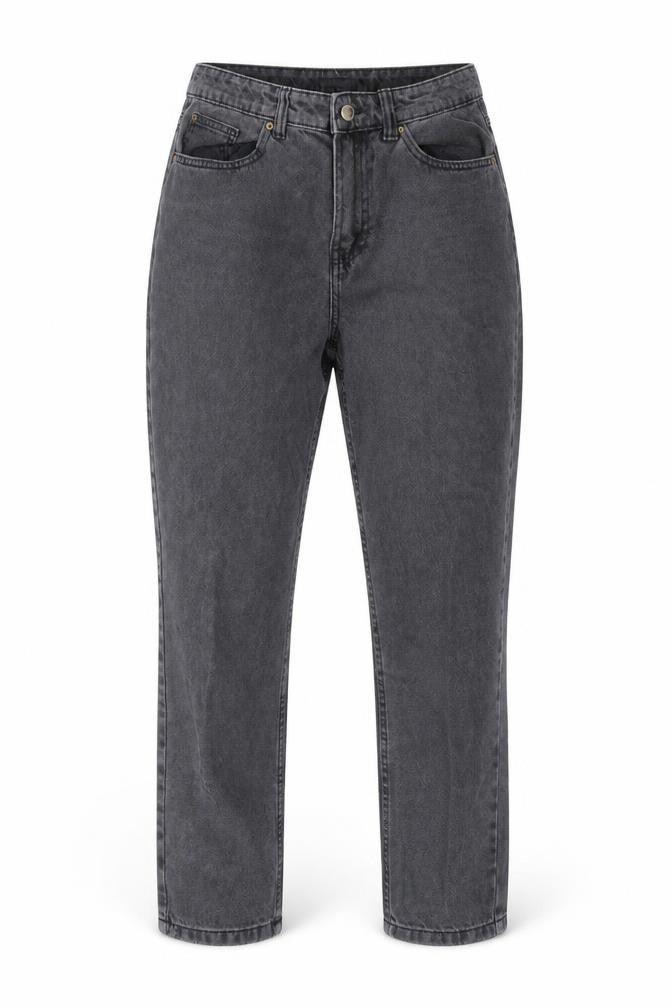 DENIM CO Womens Black  Denim Straight Jeans Size 10 L29 in