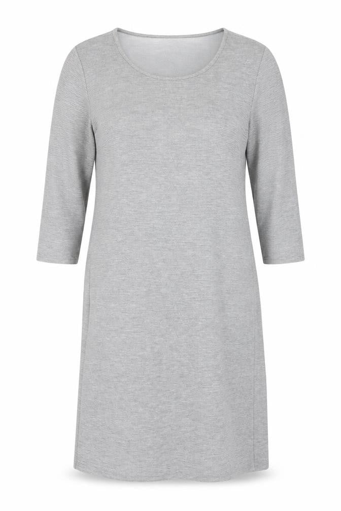 Front view of ESMARA women’s grey a-line, size UK 12