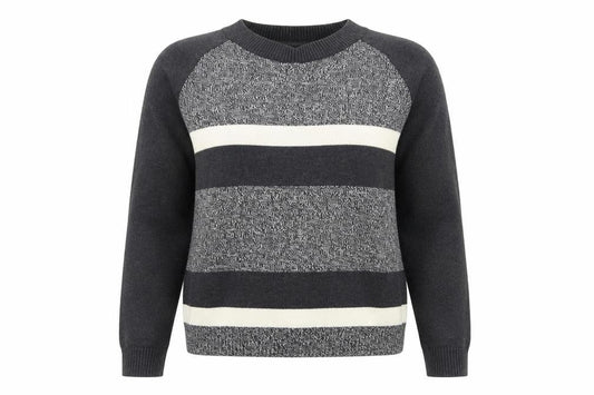 Front view of Gap women’s multicoloured striped jumper, size XS