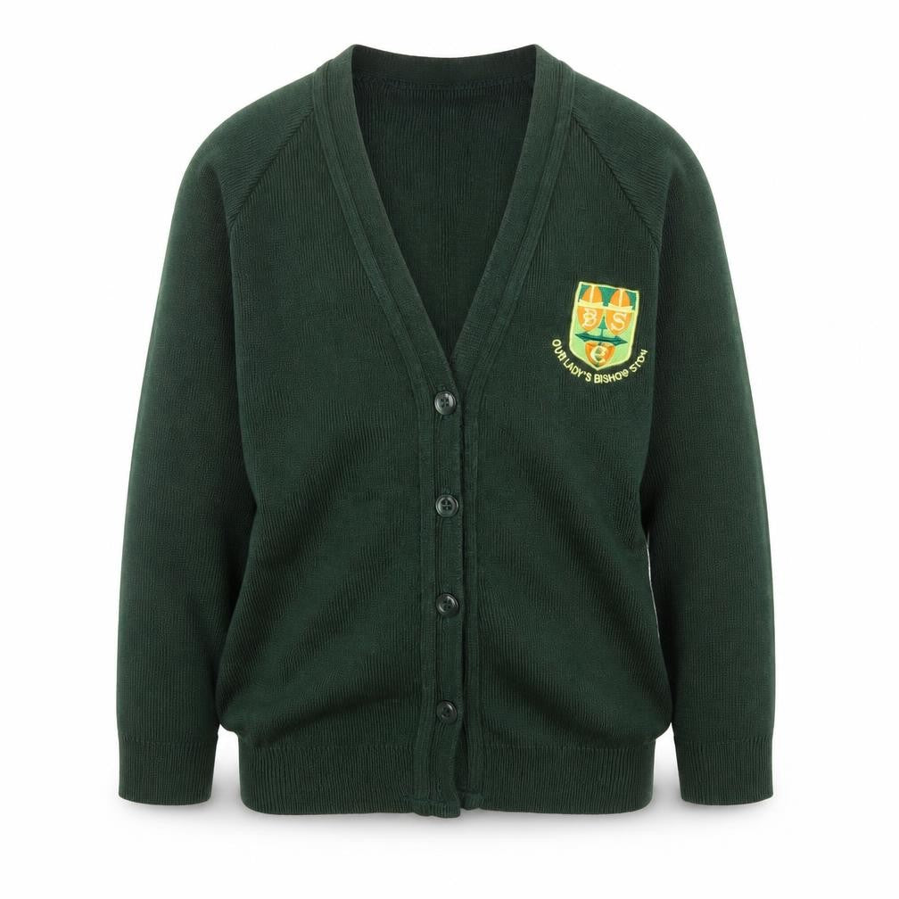 Rowlinson Courtelle Girls Green   Cardigan Jumper Size 10 Years