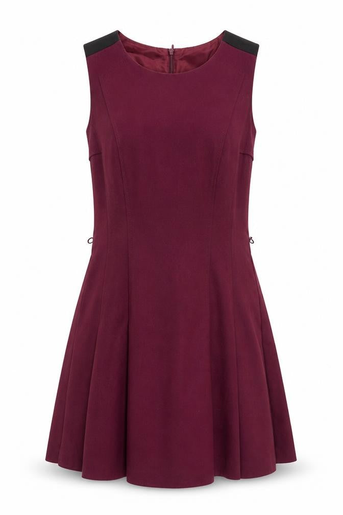 Oasis Womens Purple A-Line Size 10