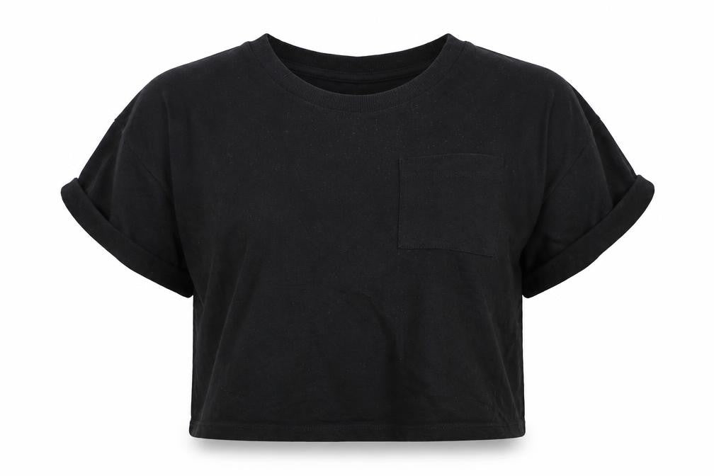 Divided Womens Black   Basic T-Shirt Size 6
