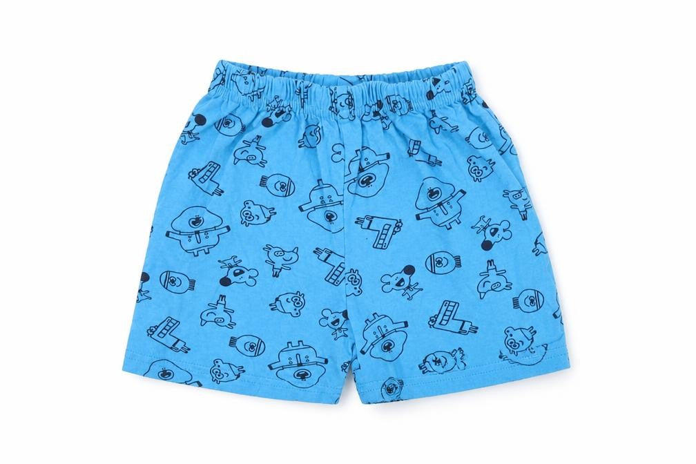Preworn Baby Blue Argyle/Diamond  Cropped Trousers Size 18-24 Months