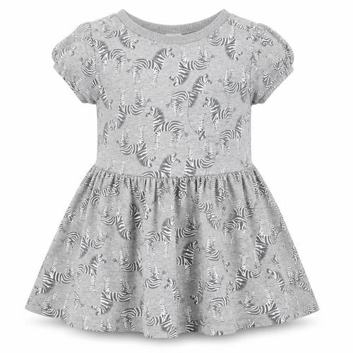 NEXT Girls Grey Animal Print  Fit & Flare  Size 18-24 Months