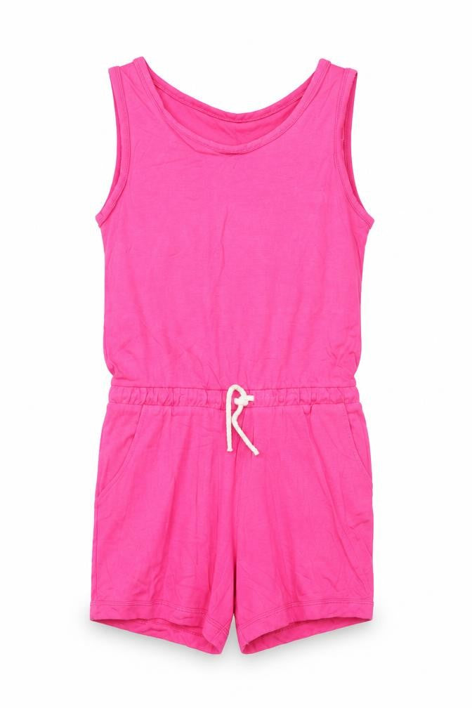 M&S Girls Pink   Playsuit One-Piece Size 10-11 Years