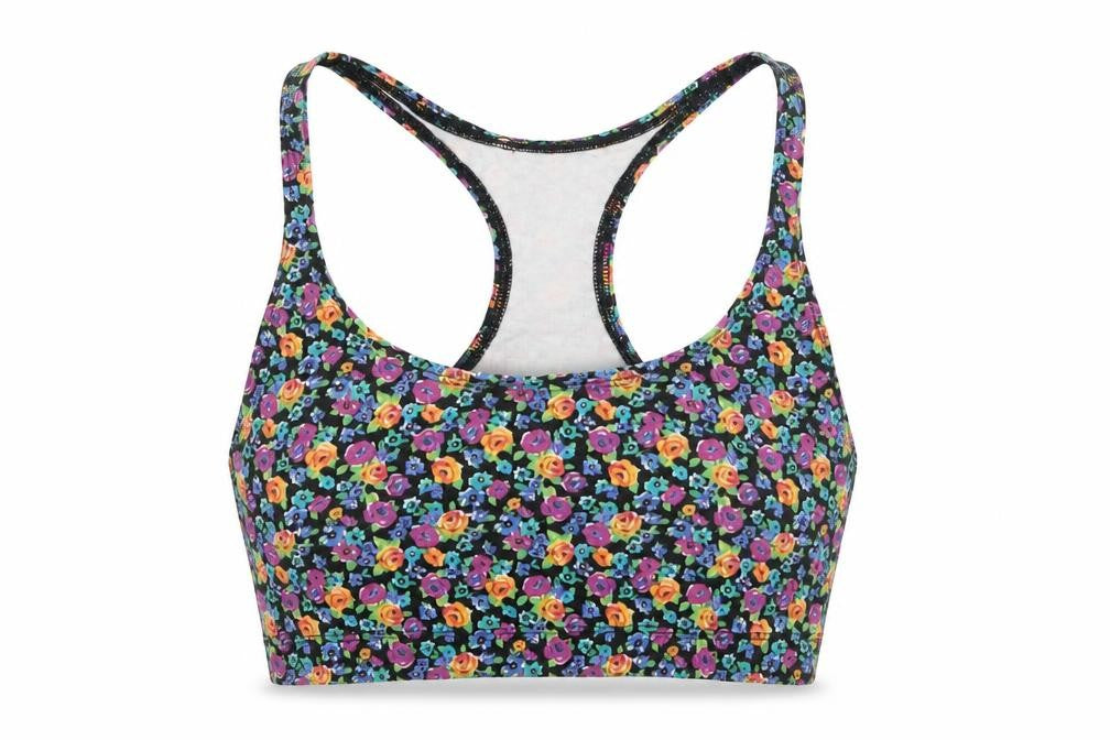 I Love H81 Womens Multicoloured Floral  Cropped Tank Size S