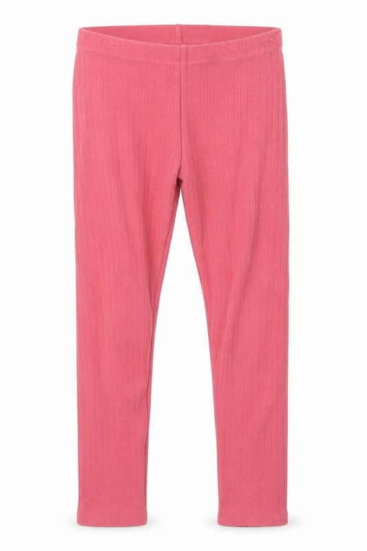 Front view of F&F girls’ pink carrot trousers, size 6-7, years