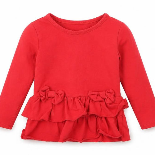 Preworn Girls Red   Fit & Flare  Size 4 Years