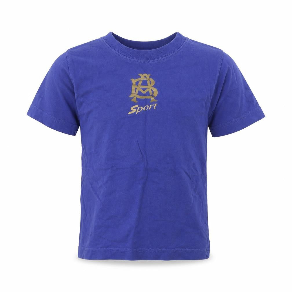 Front view of Blue Max boys’ blue basic t-shirt, size 5, years