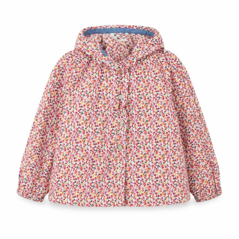 Front view of Next girls’ multicoloured floral basic button-up, size 2, years
