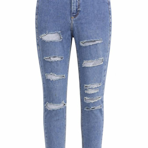 Topshop Womens Blue  Denim Skinny Jeans Size 28 in L32 in