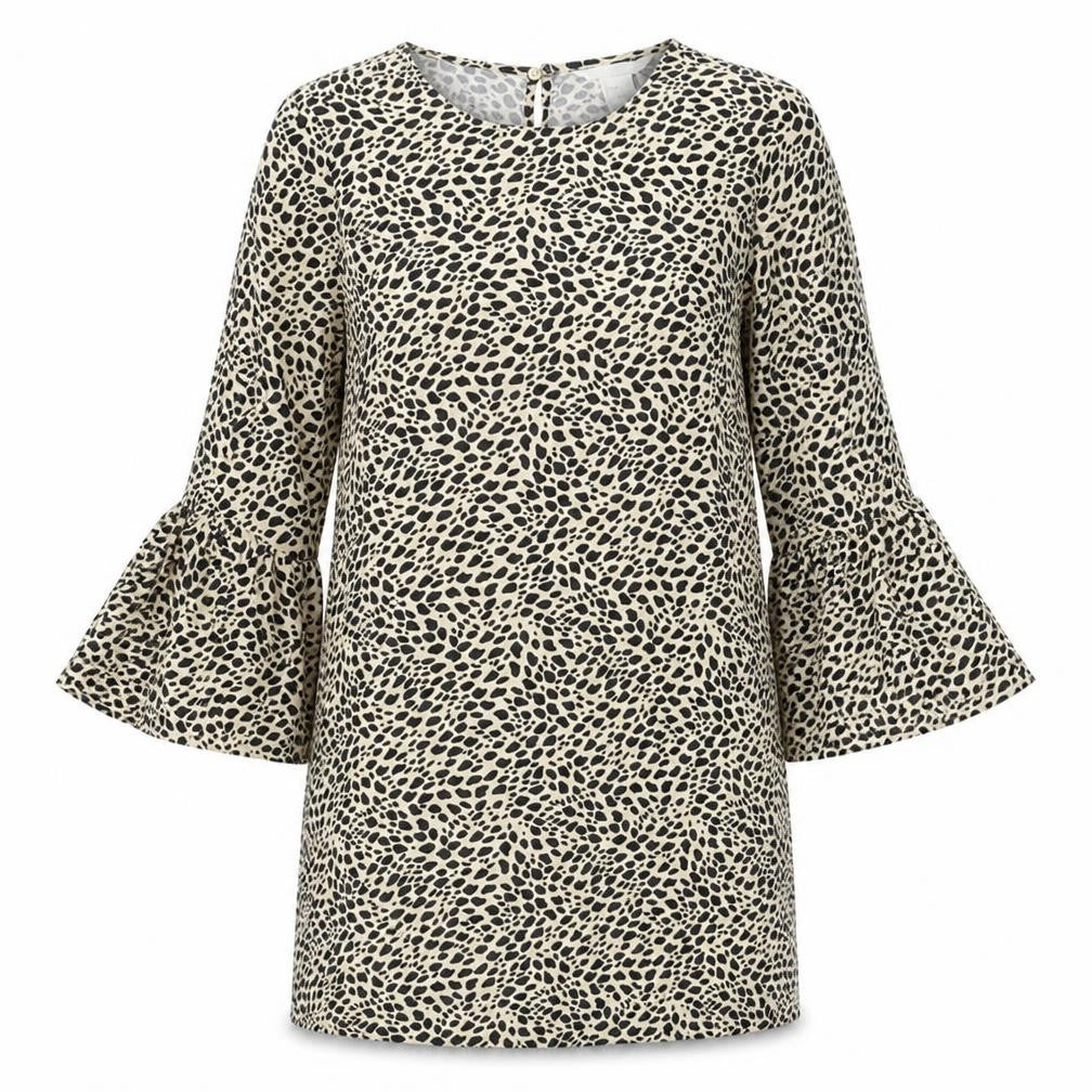 Front view of H&M women’s multicoloured mini, size UK 10