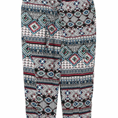 Kirra Womens Black Geometric  Bloomer Trousers Size M L27 in