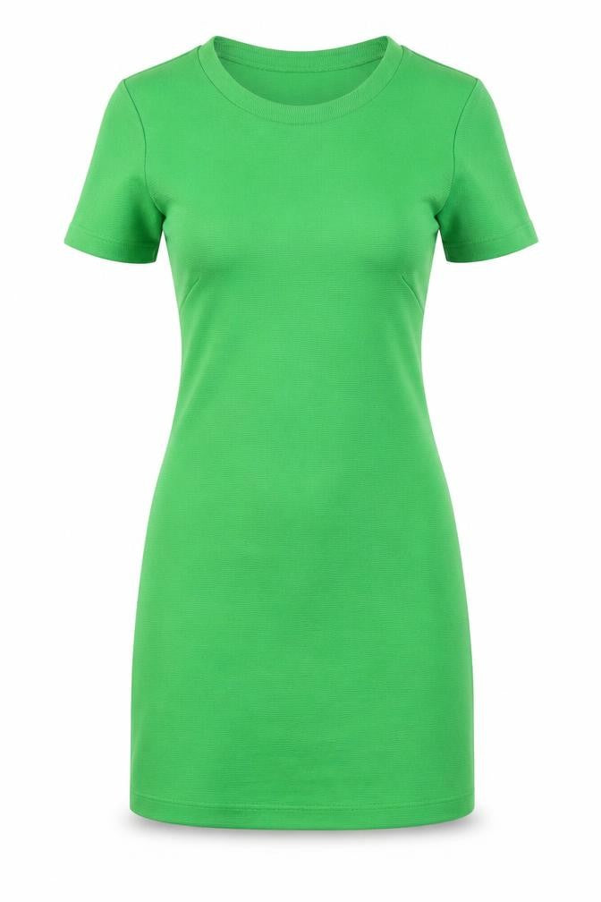 Front view of H&M women’s green a-line, size S