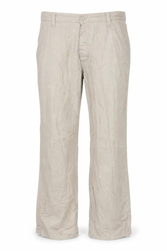 Denim & Co. Womens Beige   Trousers  Size 36 L32 in
