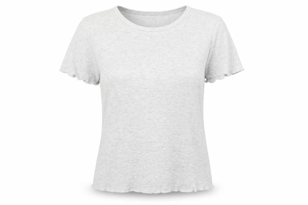 Front view of George women’s grey basic t-shirt, size UK 10