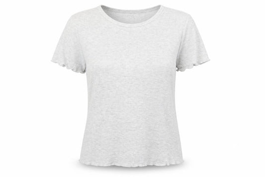 Front view of George women’s grey basic t-shirt, size UK 10