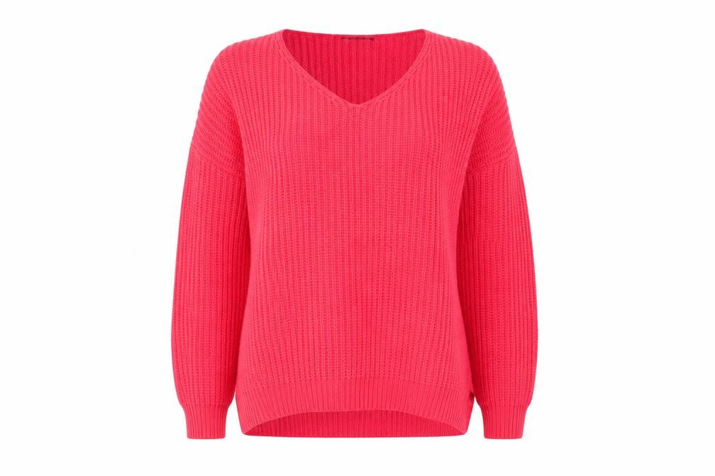 Front view of Primark women’s red jumper, size S