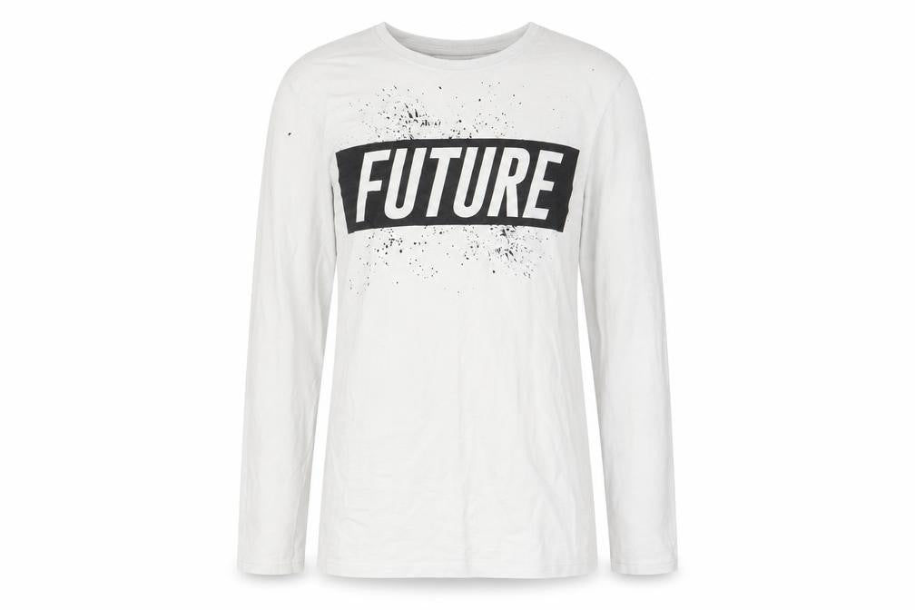 Front view of Primark girls’ white basic casual, size 11-12, years - future