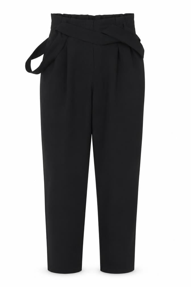Cerise Blue Womens Black   Trousers  Size M L28 in