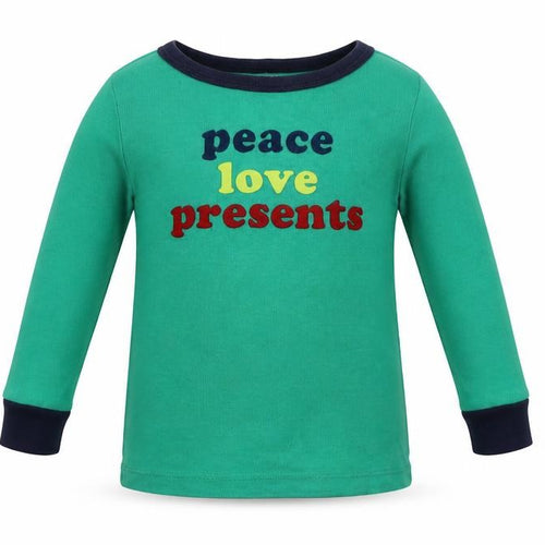 Gymboree Girls Green   Basic T-Shirt Size 3 Years  - Christmas Top