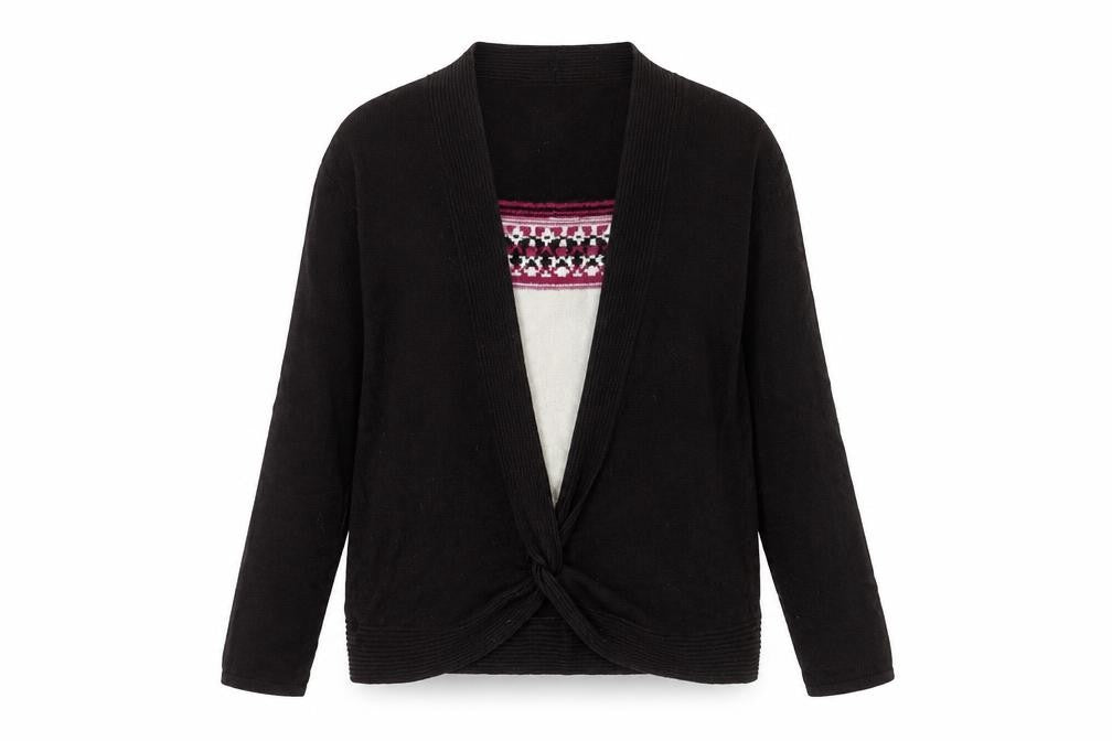 Front view of Precis women’s brown jumper, size L