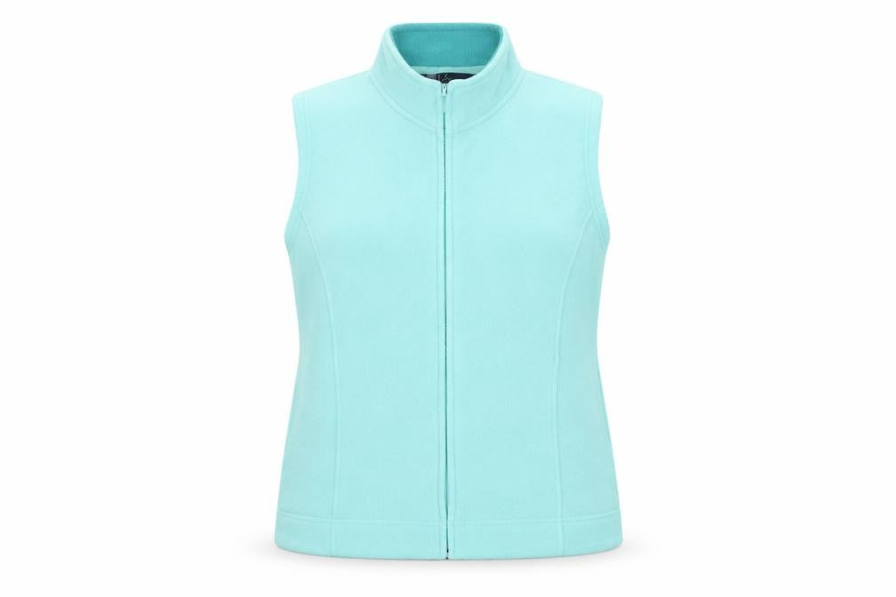 Front view of ISLE women’s blue jacket, size L