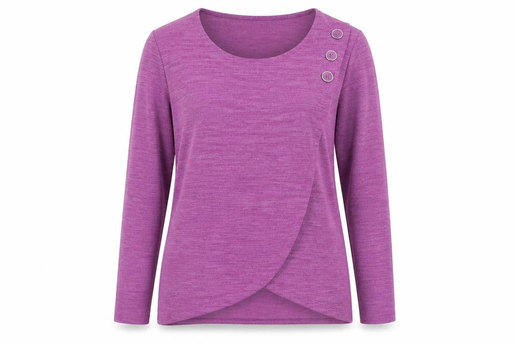 Front view of TIGI women’s pink jumper, size UK 14