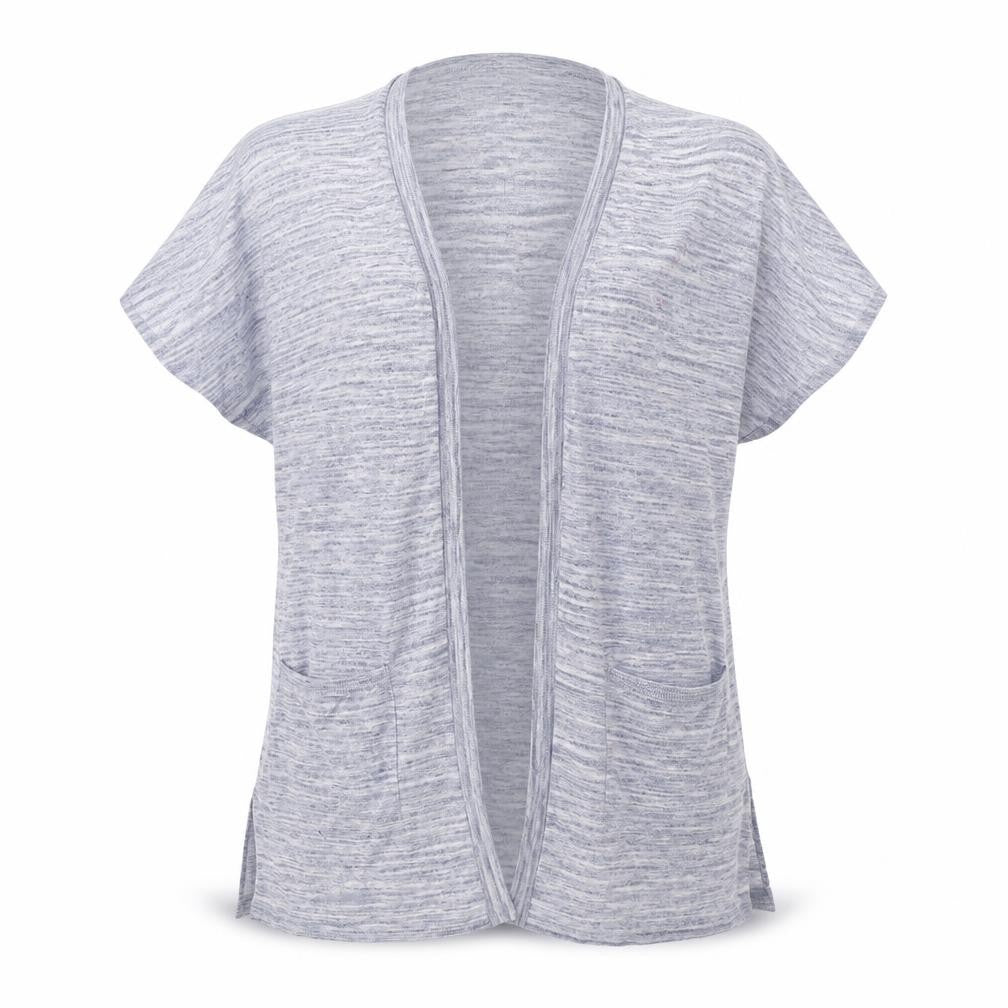 Front view of Next women’s black cardigan jumper, size UK 12