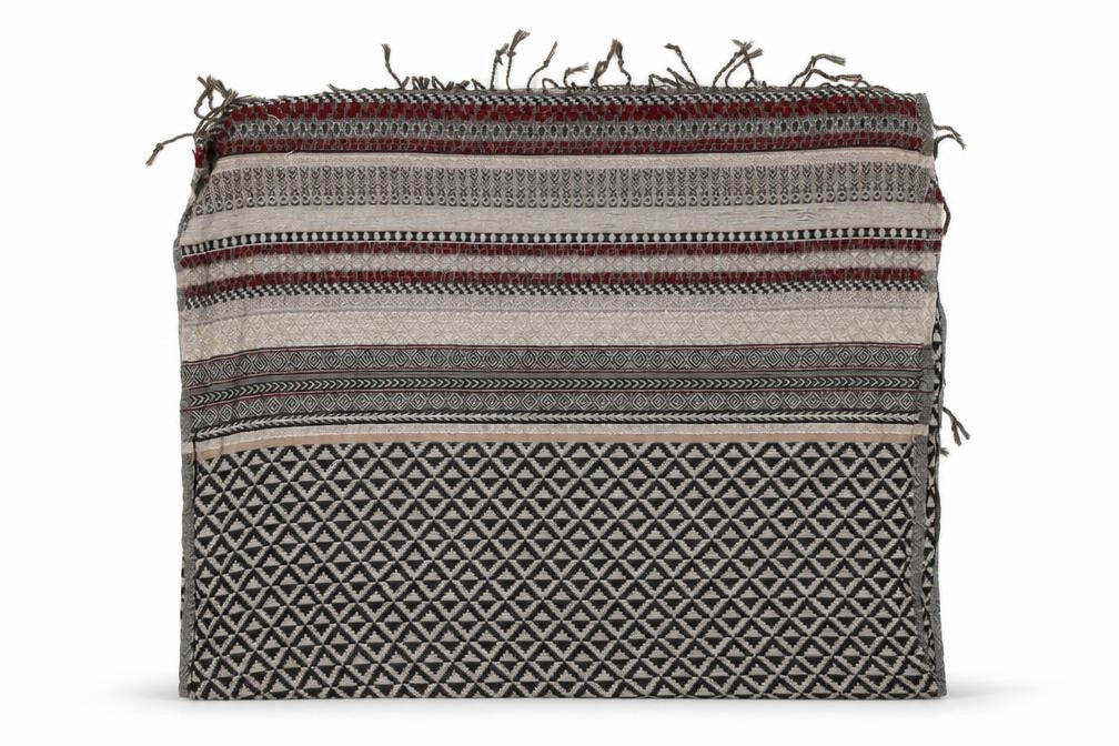 Front view of Accessorize women’s multicoloured argyle/diamond shawl/wrap