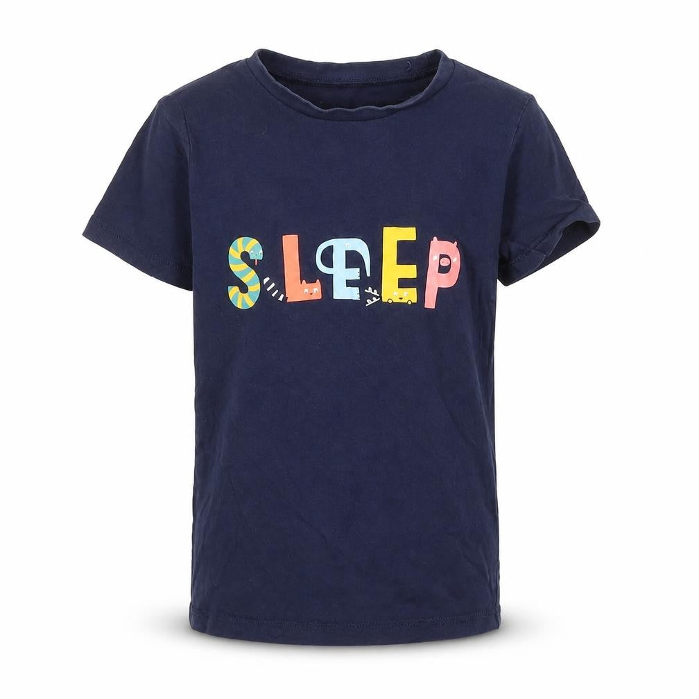 Front view of George boys’ blue basic t-shirt, size 5-6, years