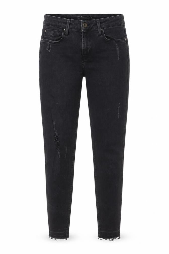 Z1975 Womens Black  Denim Skinny Jeans Size 28 in L26 in - Raw hem