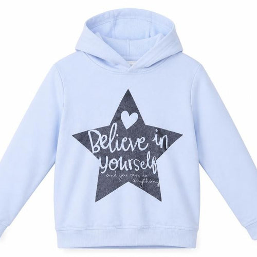 George Boys Blue   Pullover Hoodie Size 9-10 Years  -  believe in yourself