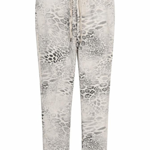 Preworn Womens Beige Animal Print  Trousers  Size 32 in L28.5 in