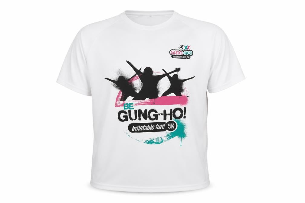 Front view of men’s white basic t-shirt, size 2XL