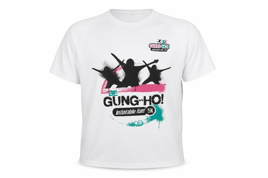 Front view of men’s white basic t-shirt, size 2XL