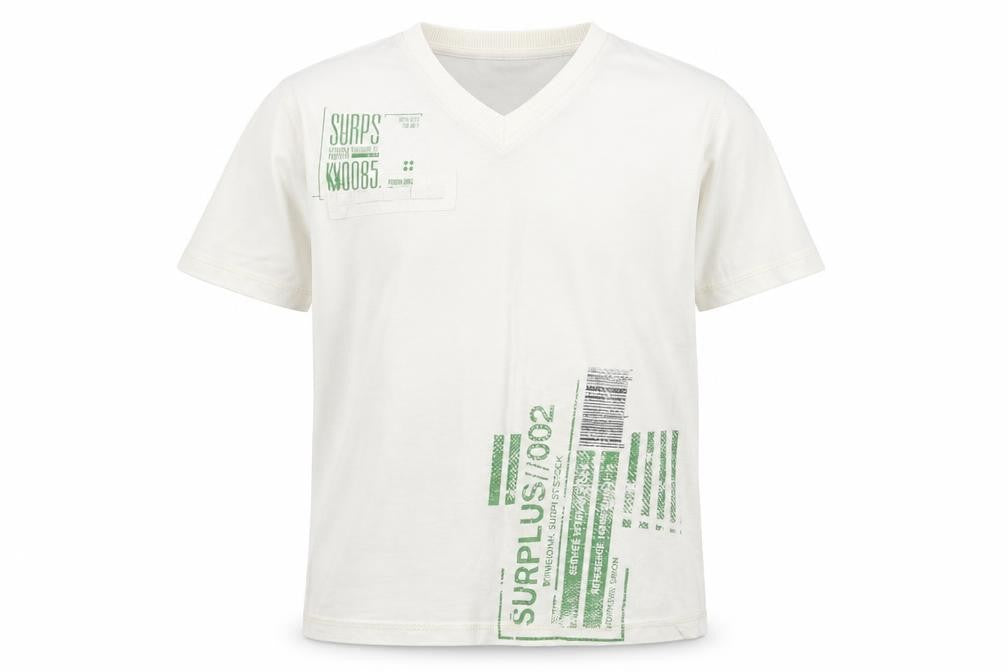 Front view of George boys’ white basic t-shirt, size 8-9, years