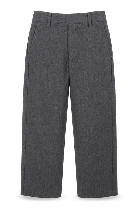 Front view of George boys’ grey dress pants trousers, size 4-5, years