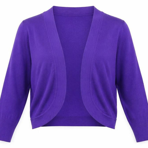 Collection Womens Purple  Knit Cardigan Jumper Size 10