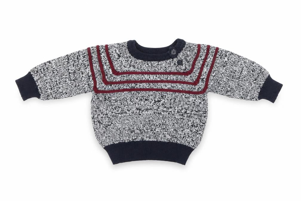 Front view of Rebel Multicoloured jumper, size 0-3, Months