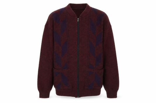Front view of Premier man men’s red jacket, size S