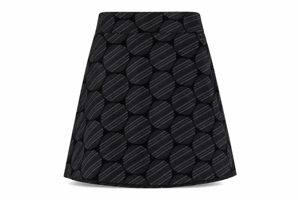 Look Womens Black Striped  Trumpet Skirt Size 14