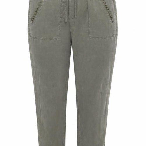 M&S Womens Green   Capri Trousers Size 34 L26 in