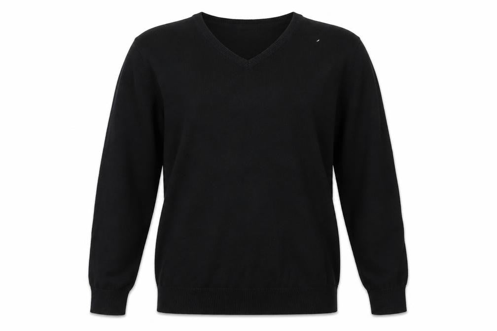 Front view of Debenhams girls’ black pullover sweatshirt, size 13, years
