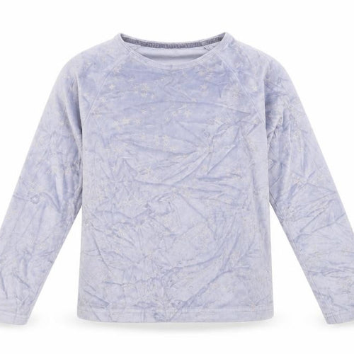 George Girls Purple   Top Pyjama Top Size 10-11 Years  - star pattern