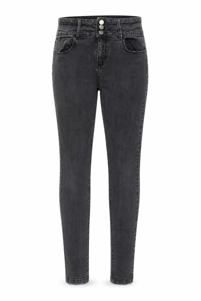 Primark Womens Grey  Denim Skinny Jeans Size 12 L29 in