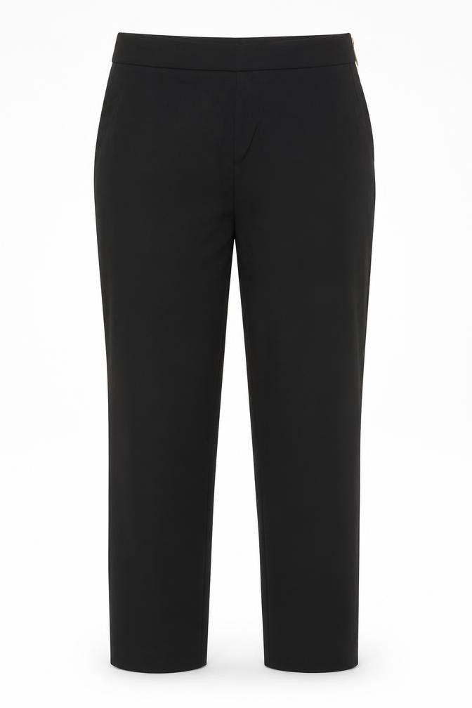 Papaya Womens Black   Trousers  Size 6 L28 in
